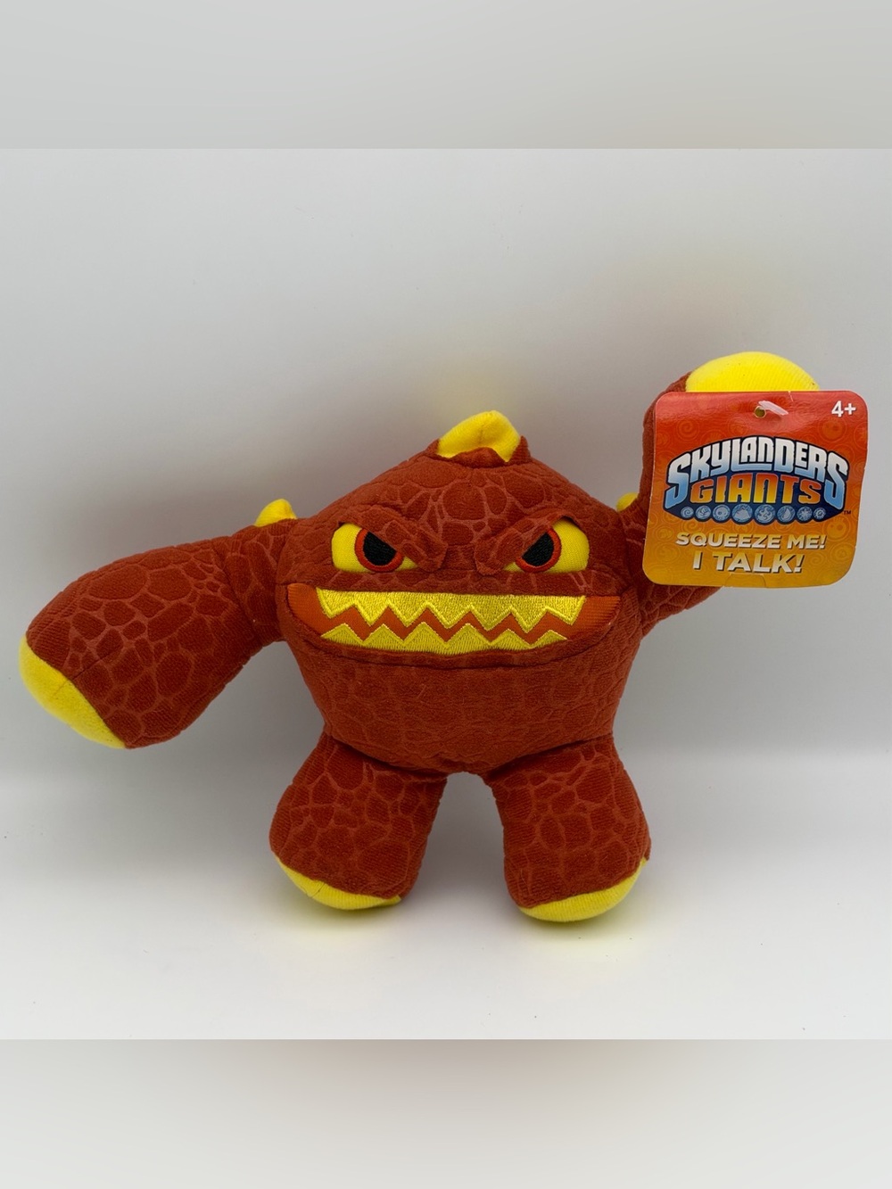 NWT Skylanders Giants Eruptor 7" Stuffed Plush NO LONGER TALKS kidcore Gaming